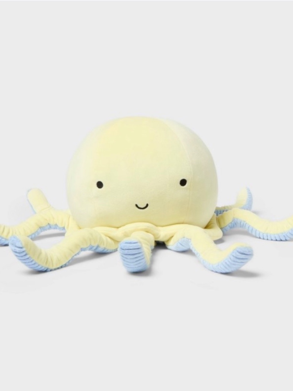 Jellyfish Weighted Plush Throw Pillow Yellow - Pillowfort